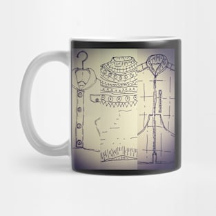 Fashion Illustration: tasty trio Mug